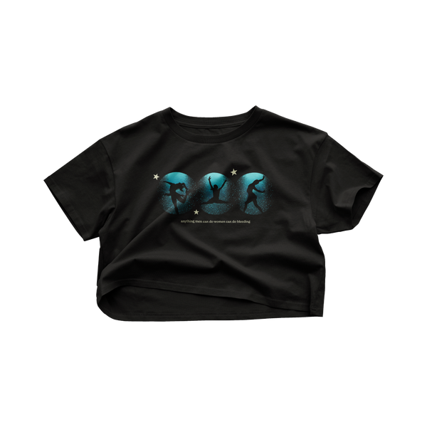 Women Can Do Bleeding Crop Top