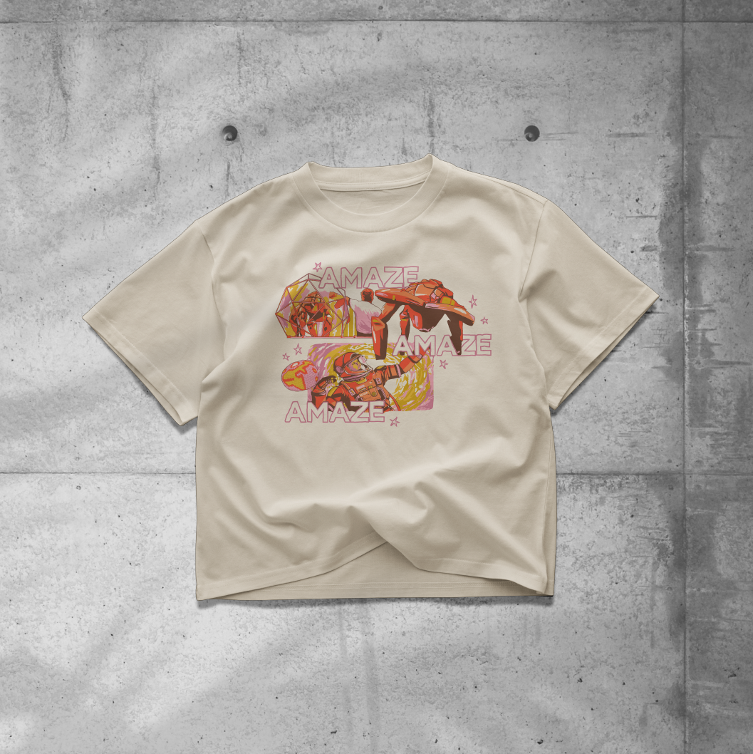 Amaze Amaze Amaze Crop Top