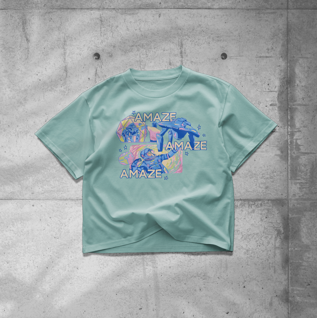 Amaze Amaze Amaze Crop Top