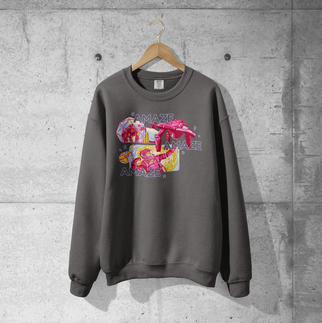 Amaze Amaze Amaze Lightweight Crewneck