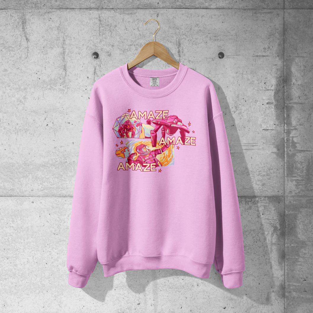 Amaze Amaze Amaze Lightweight Crewneck