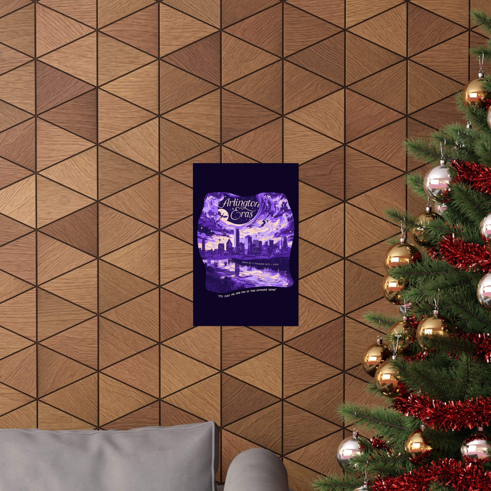 Purple Night Two Arlington Eras Tour Poster