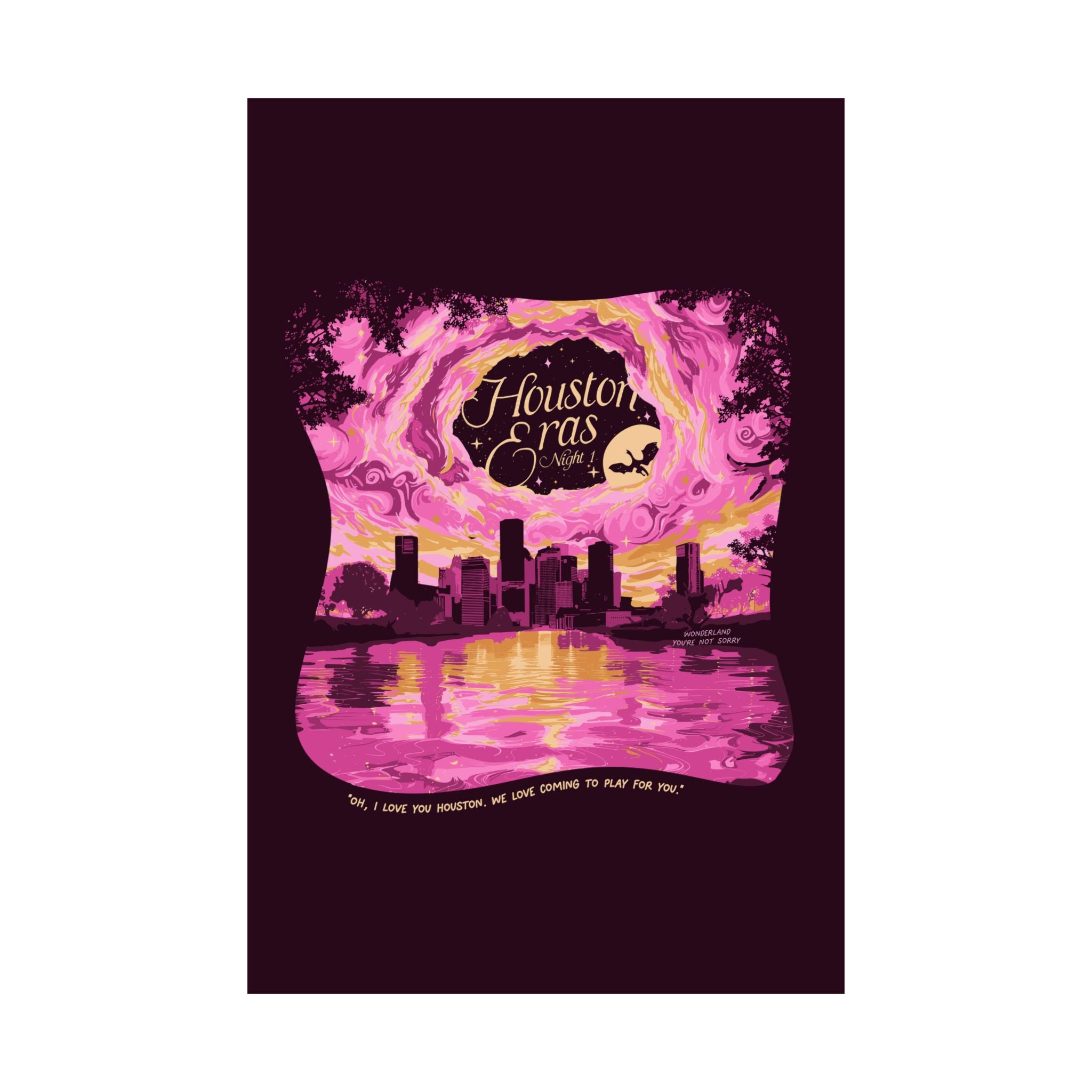 Berry Night One Houston Eras Poster