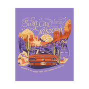 Purple Night One Sedona Drive Eraszona Tour Poster