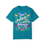 Indy Eras Tour  Floral Piano Comfort Colors Tee