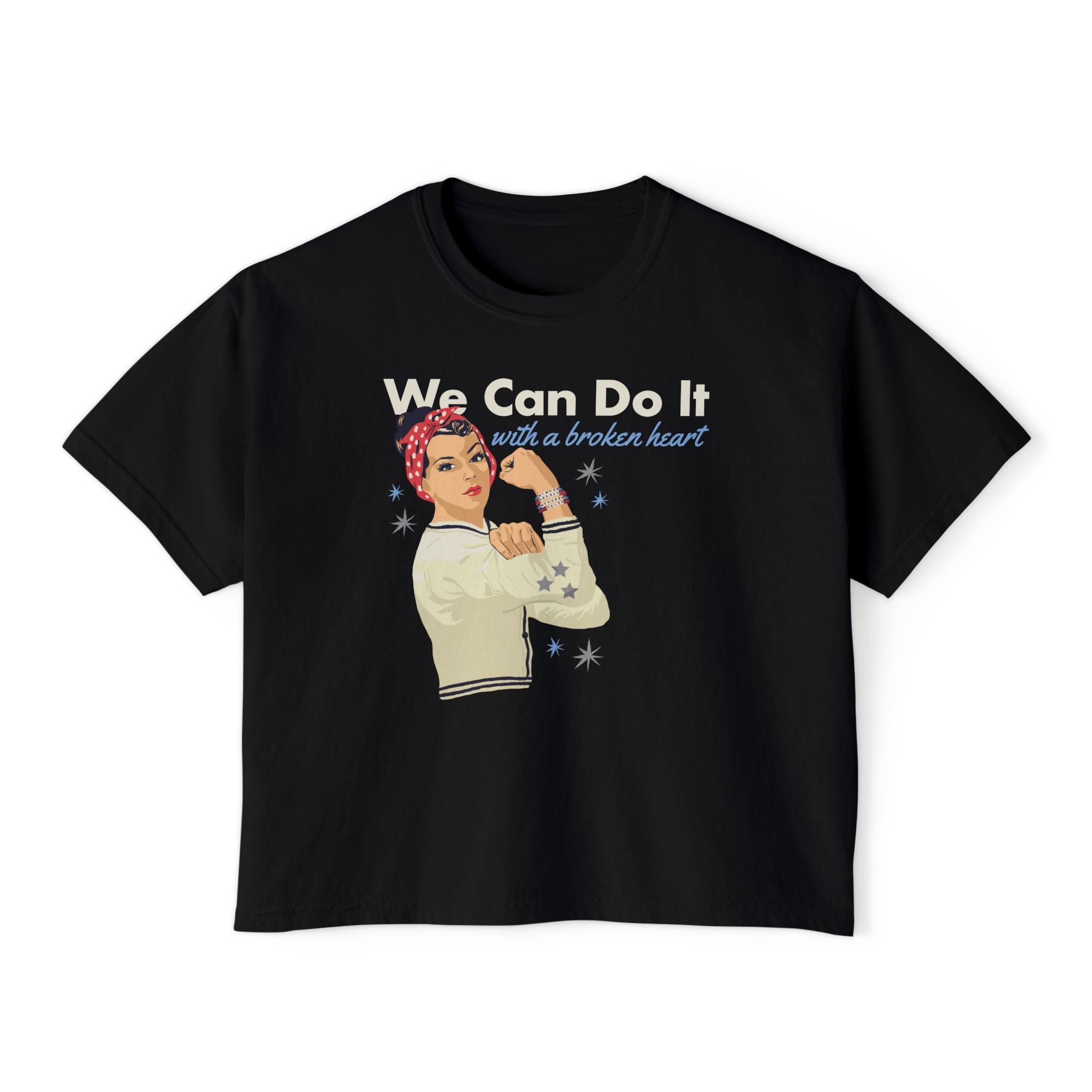 Rosie The Riveter Comfort Colors Crop Top
