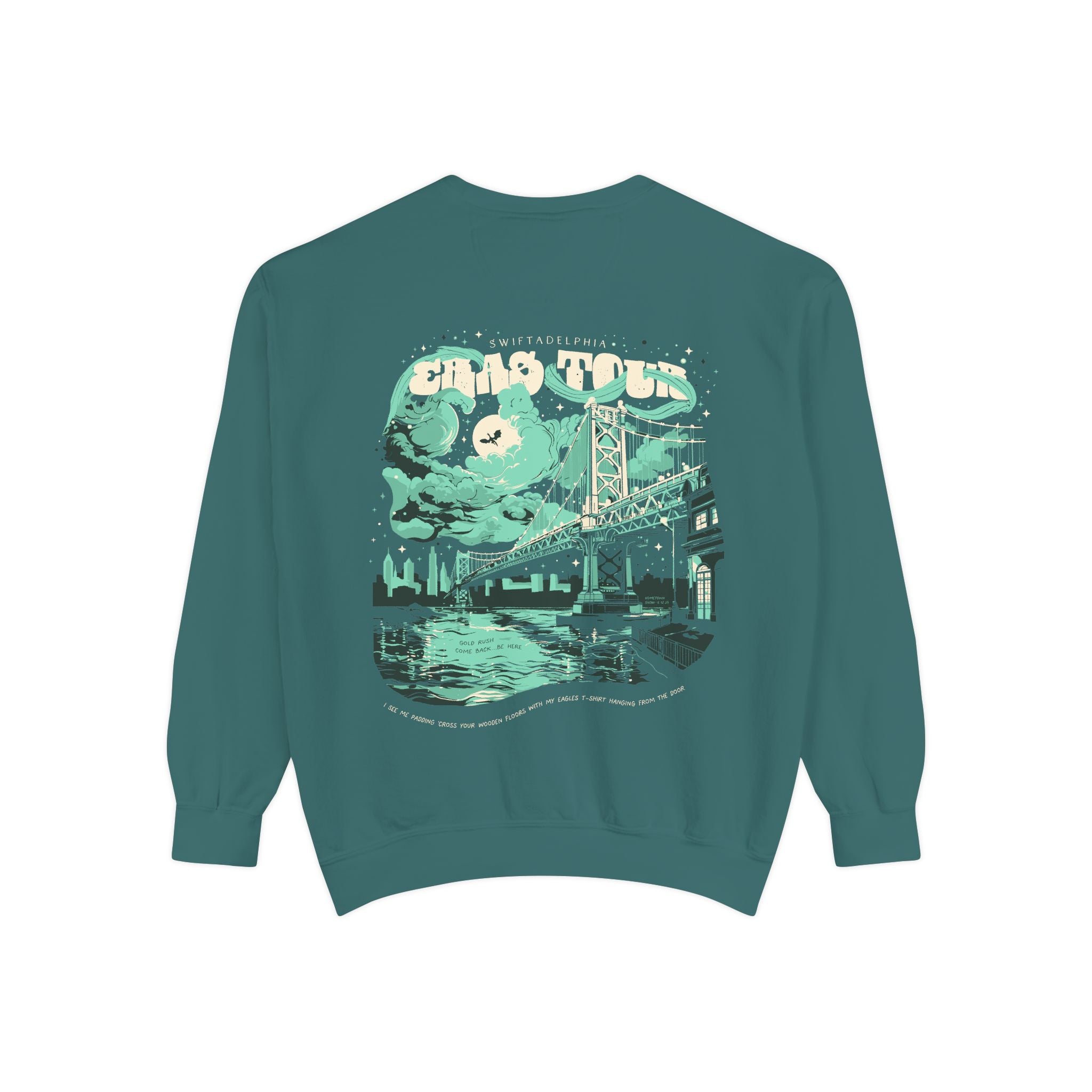 Night One Swiftadelphia Skyline Eras Tour Crewneck