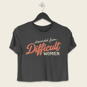 Descended From Difficult Women Boxy Tee in Pepper