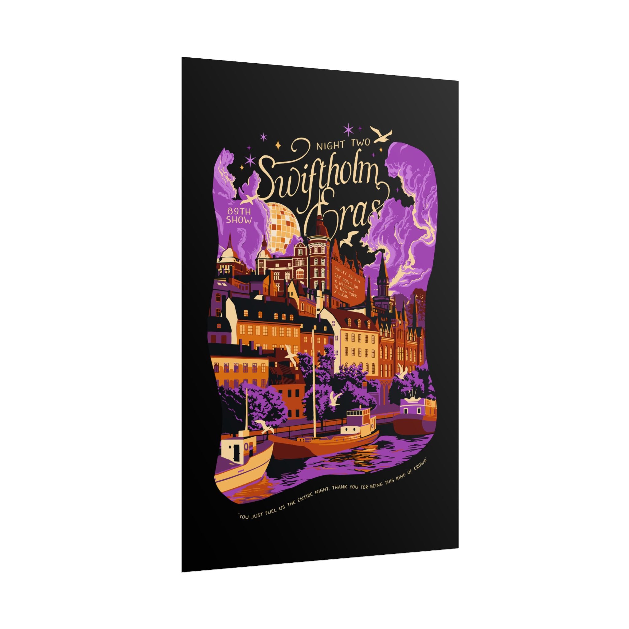 Black Night Two Swiftholm Eras Poster