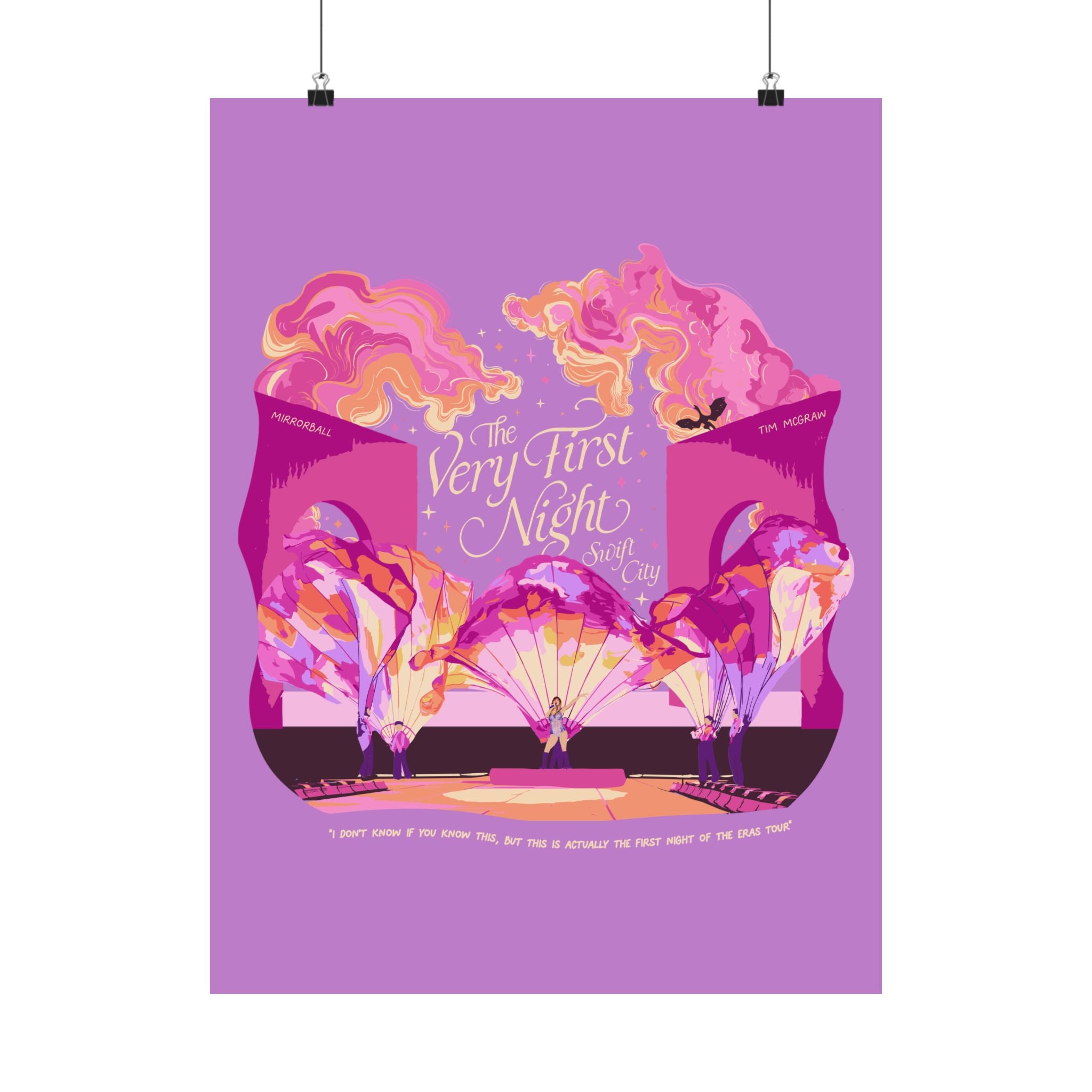 Purple Night One Glendale Tour Poster