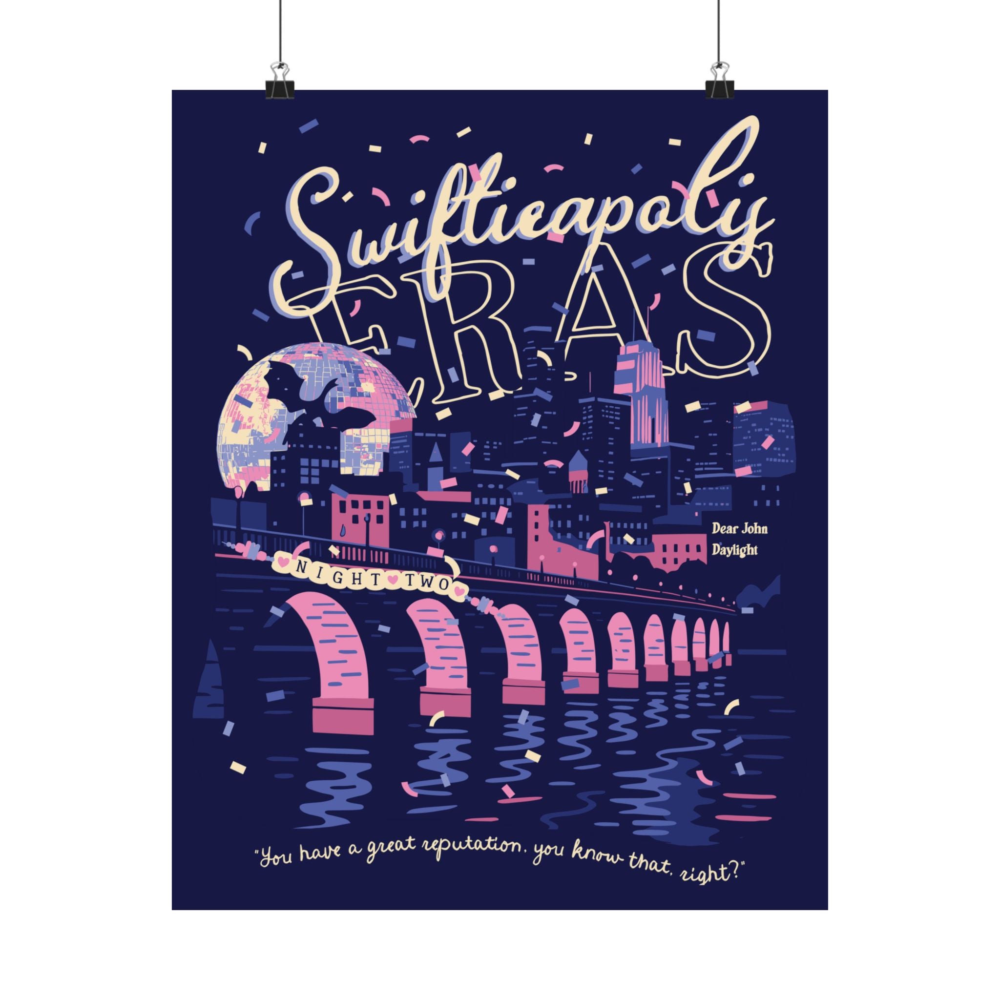 Navy Minneapolis Eras Night Two Poster