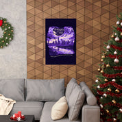 Purple Night Three Arlington Eras Poster