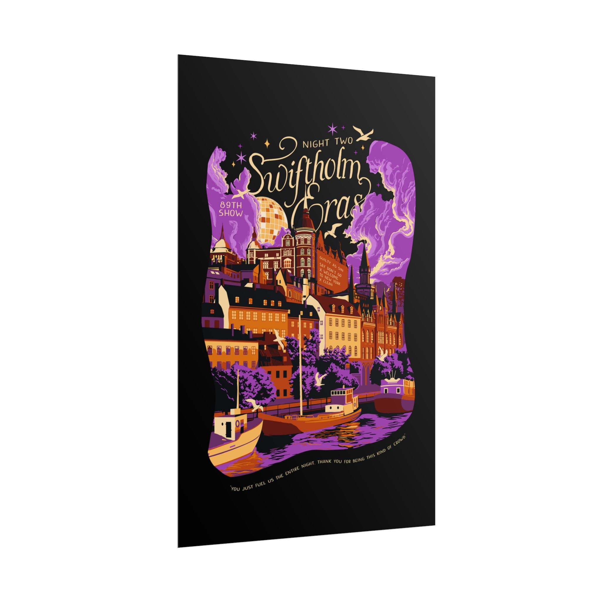 Black Night Two Swiftholm Eras Poster