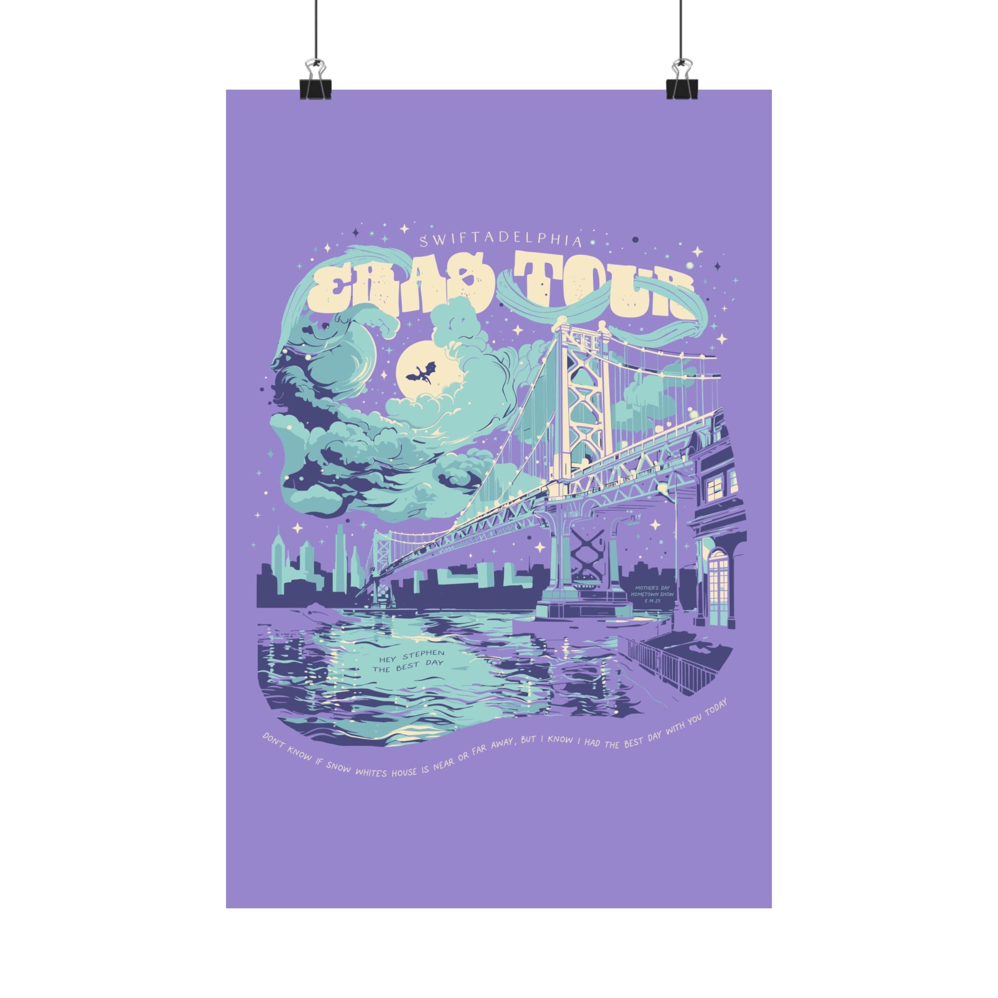 Violet Night Three Swiftadelphia Poster