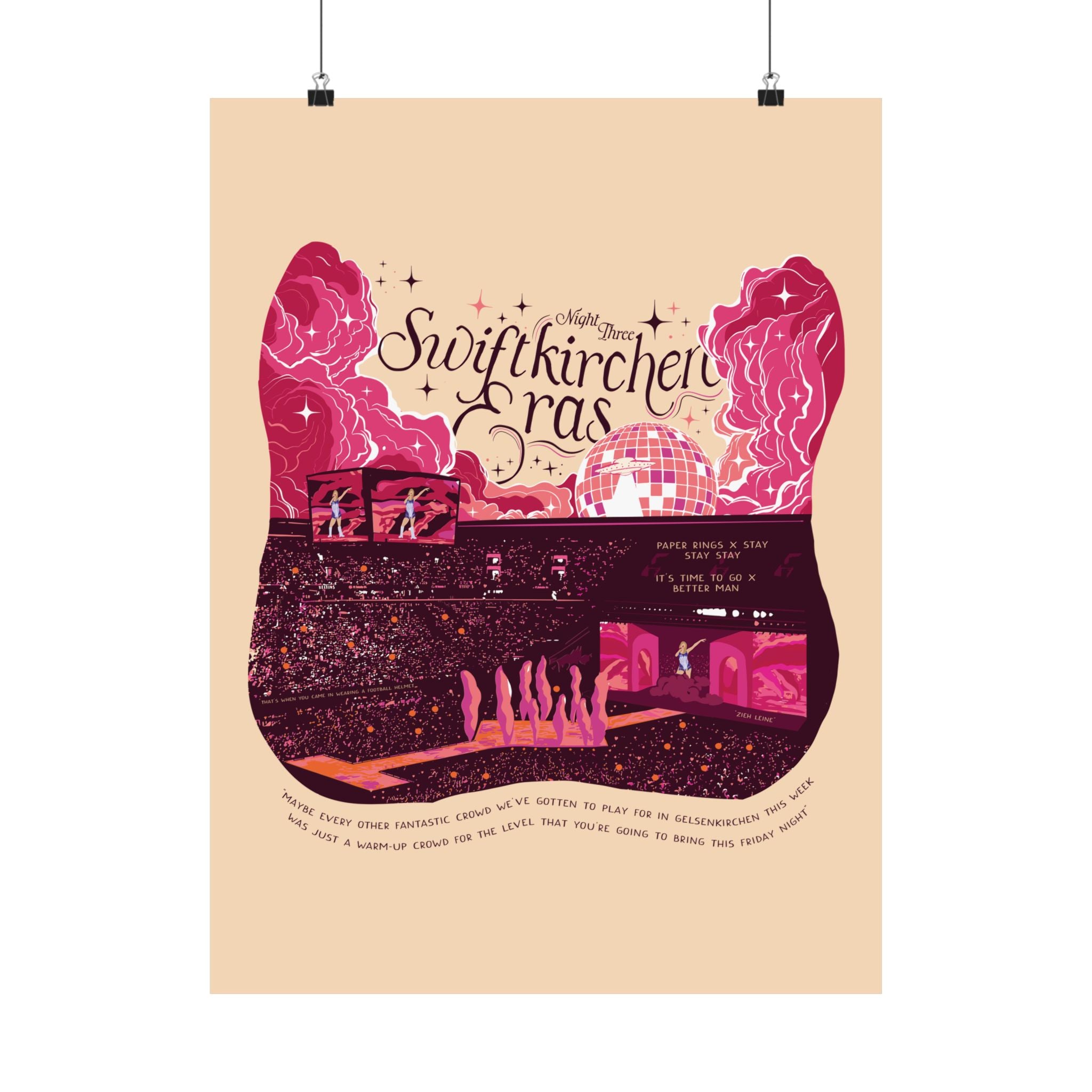 Ivory Gelsenkirchen Eras Night Three Poster