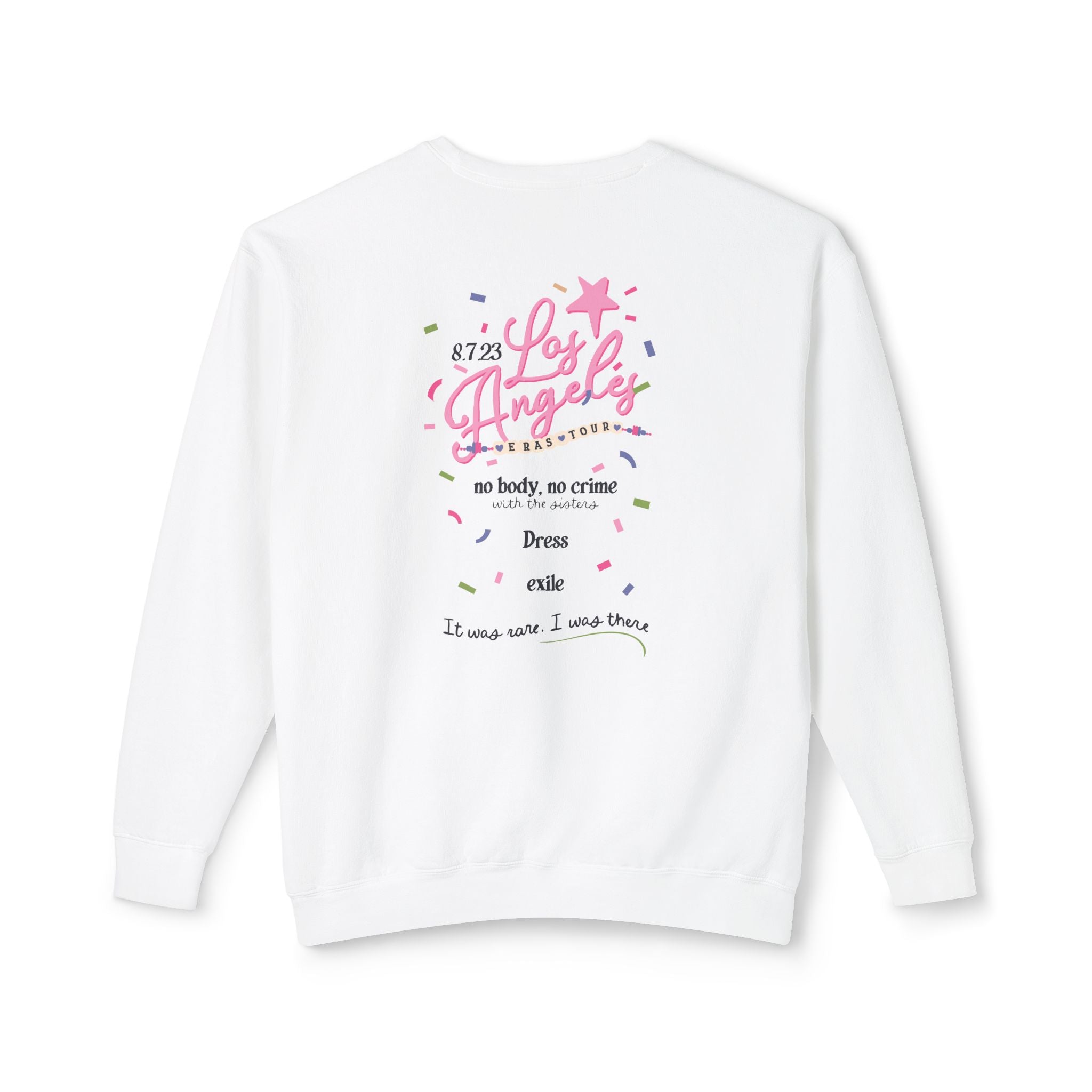 Los Angeles Eras Night Four Taylorwood Lightweight Crewneck