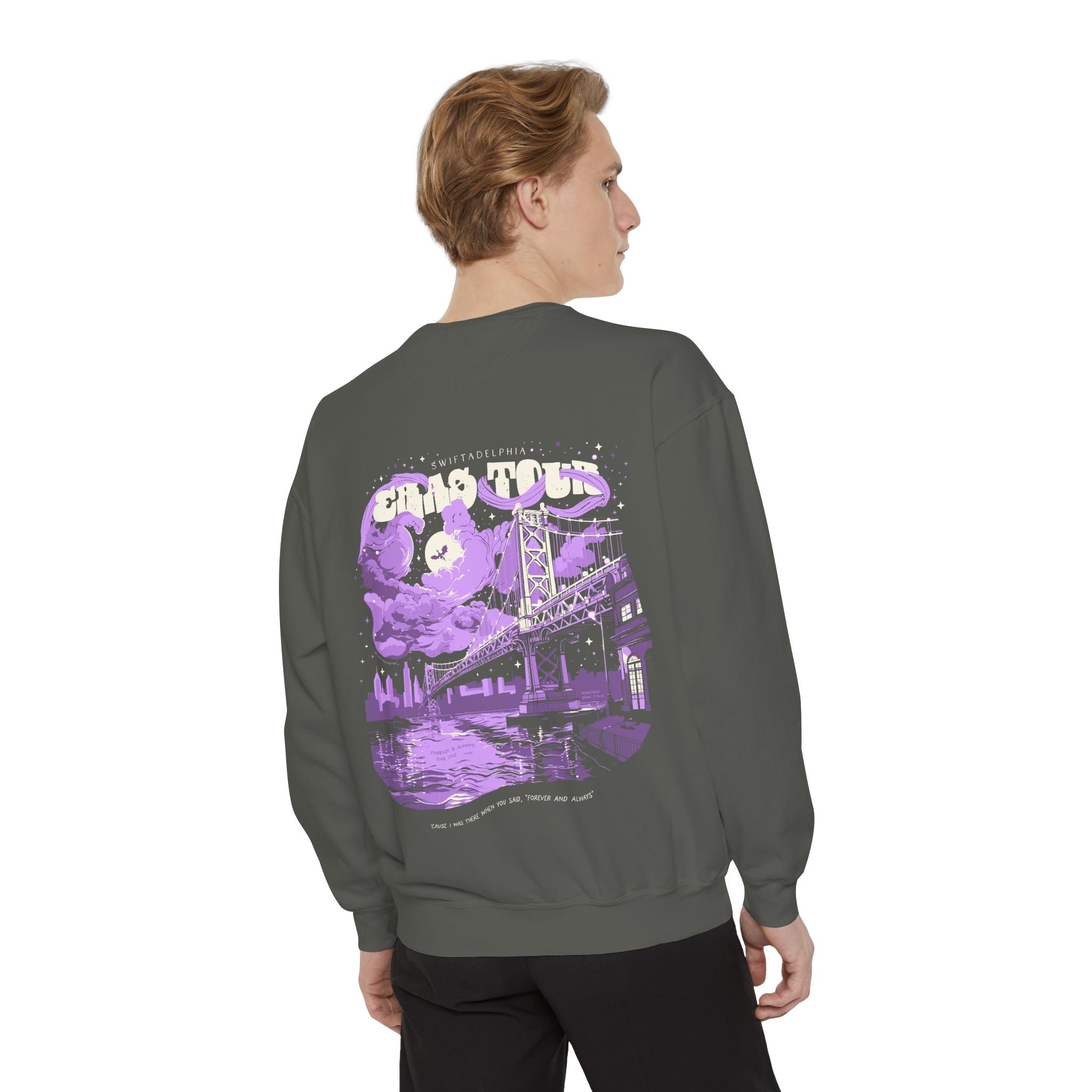 Night Two Swiftadelphia Skyline Eras Tour Crewneck