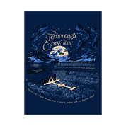 Navy Night Three Foxborough Eras Tour Gillette Stadium Poster