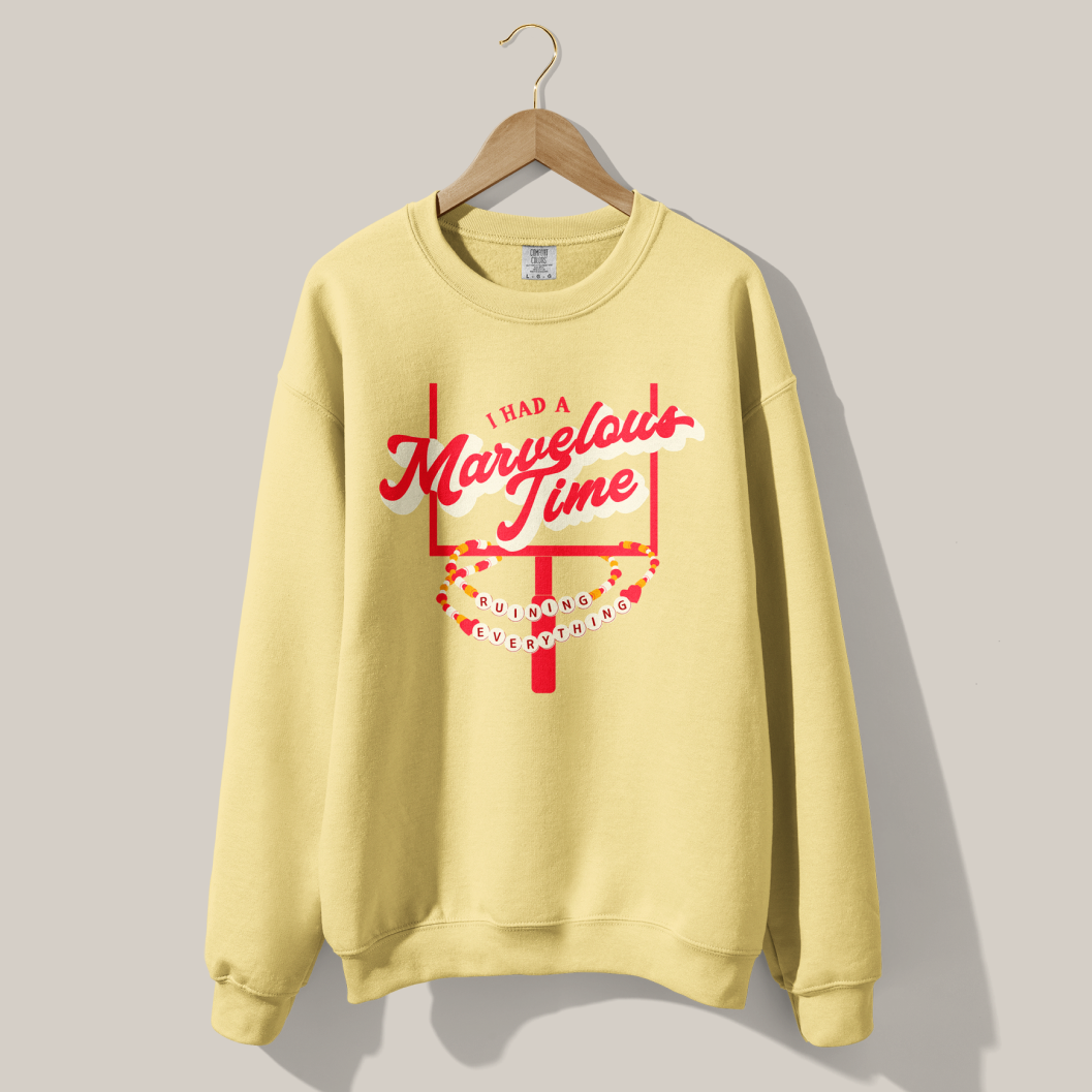 Kansas City Marvelous Time Lightweight Crewneck in Butter