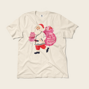 Bejeweled Santa Tee in Ivory