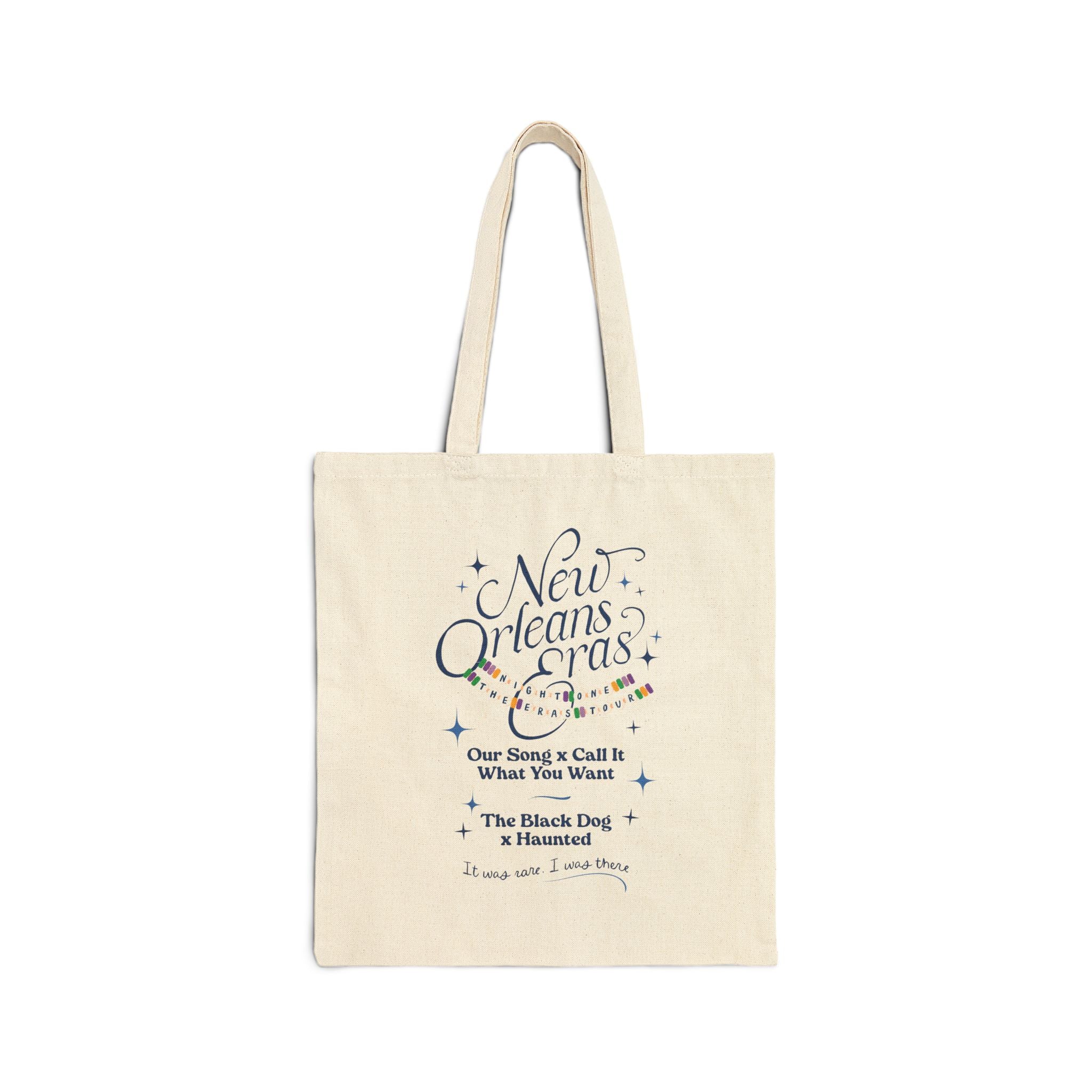 New Orleans Eras Night One Superdome Cotton Canvas Tote Bag