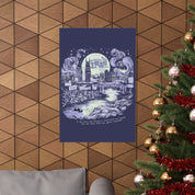 Night Three Nashville Eras Tour Skyline Purple Poster