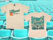 Miami Football, One Hell Of A Drug Tee in Ivory