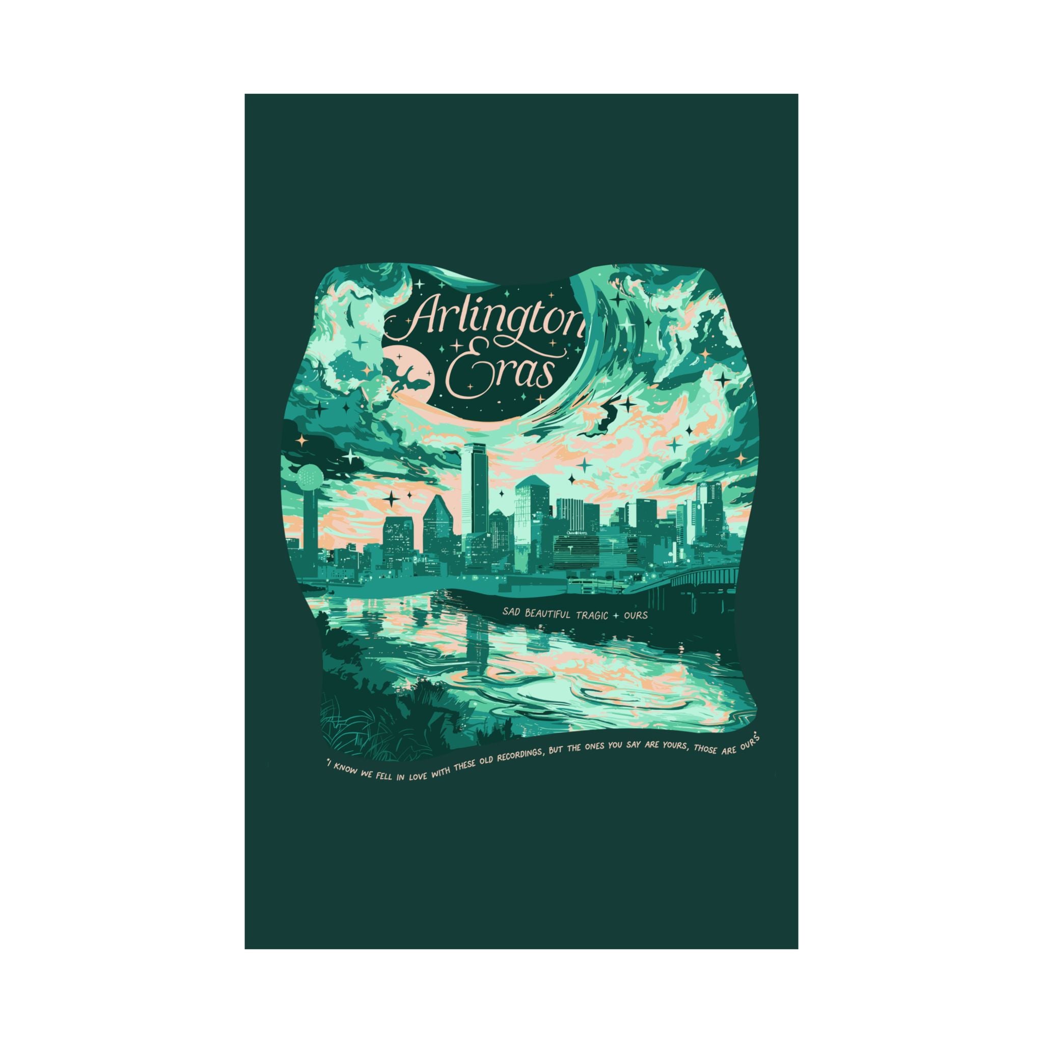 Emerald Night One Arlington Eras Tour Poster