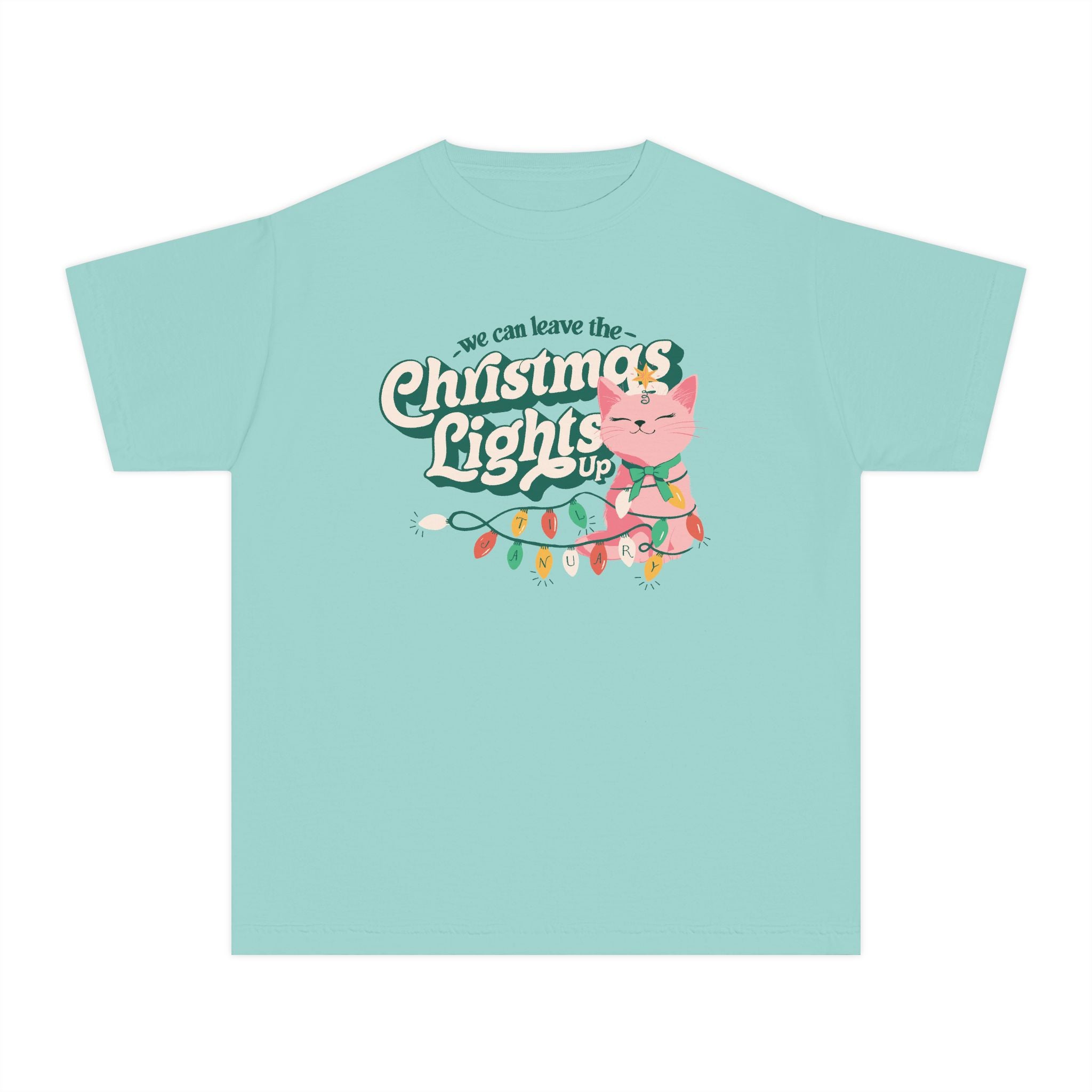 Kid's We Can Leave the Christmas Lights Up Tee