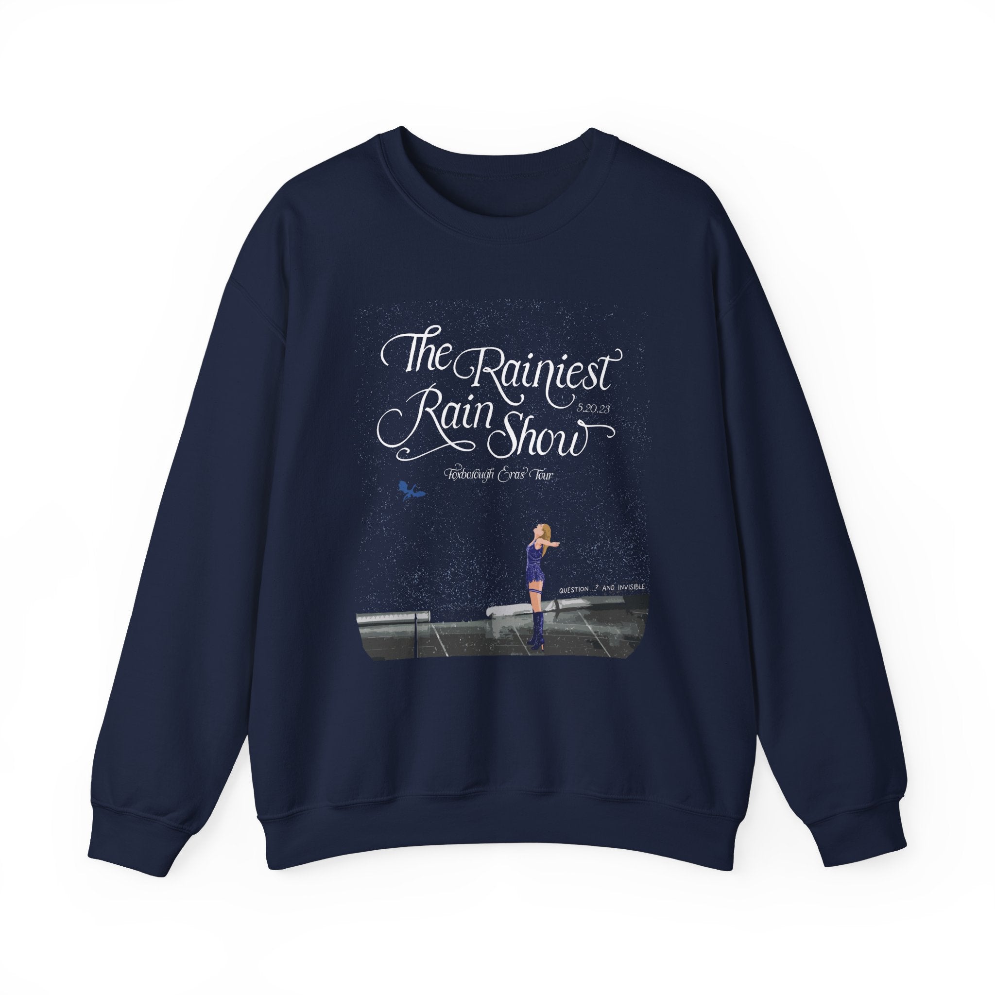 Foxborough Rainiest Rain Show Night Two Crewneck Sweatshirt