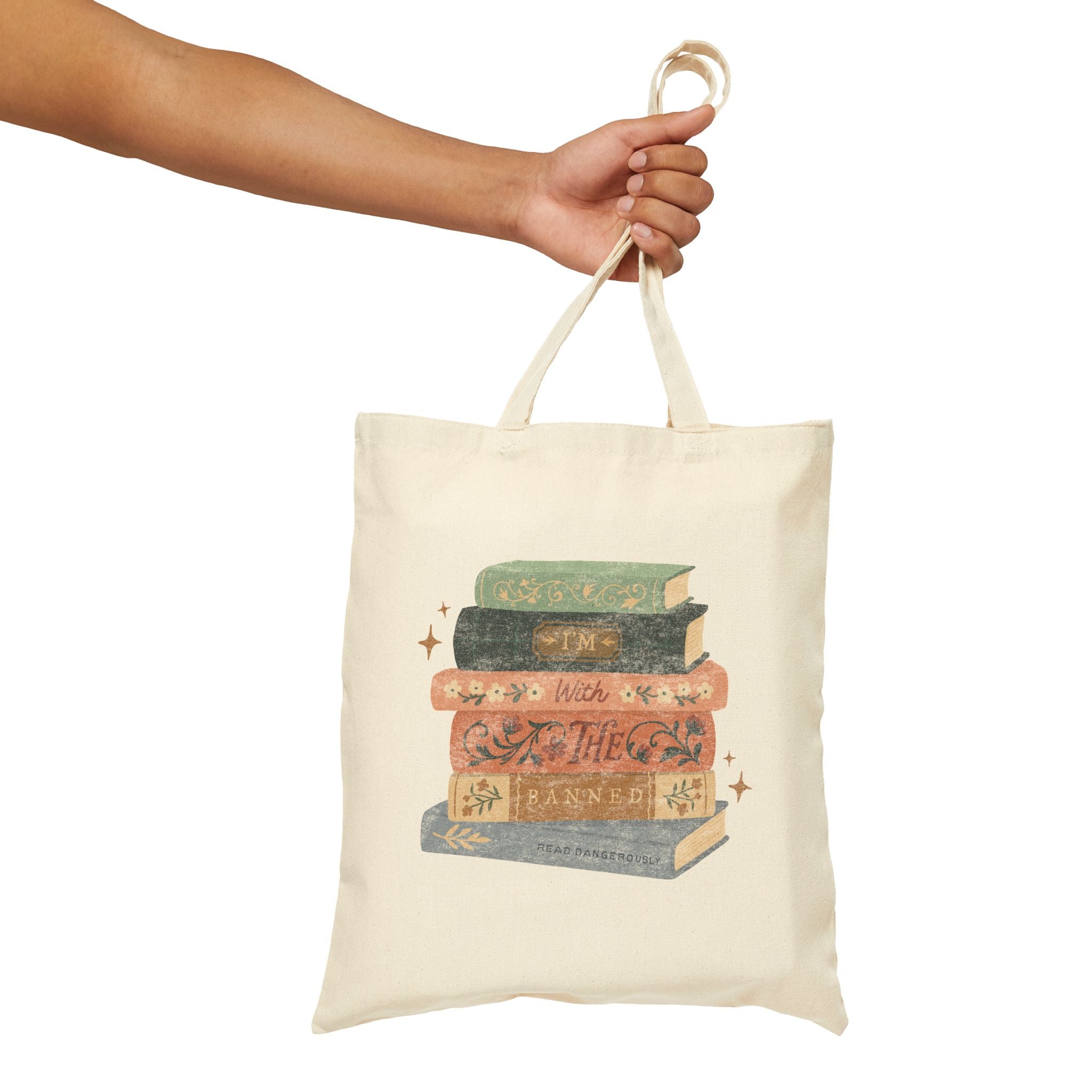I'm With The Banned Tote Bag