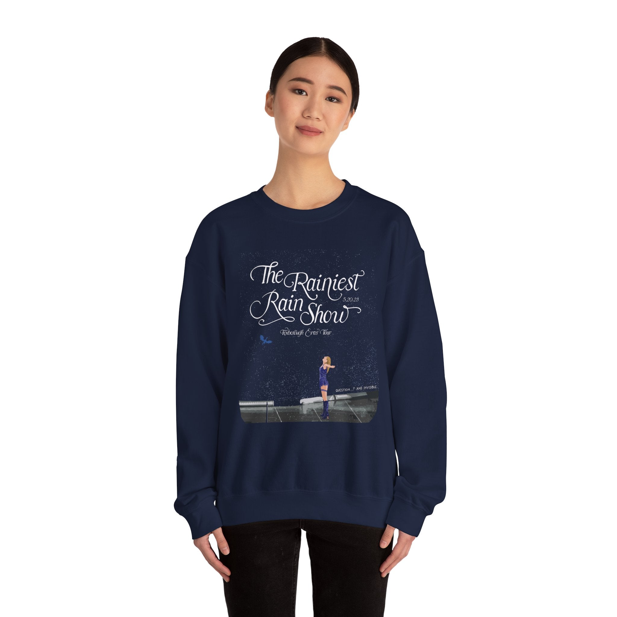 Foxborough Rainiest Rain Show Night Two Crewneck Sweatshirt