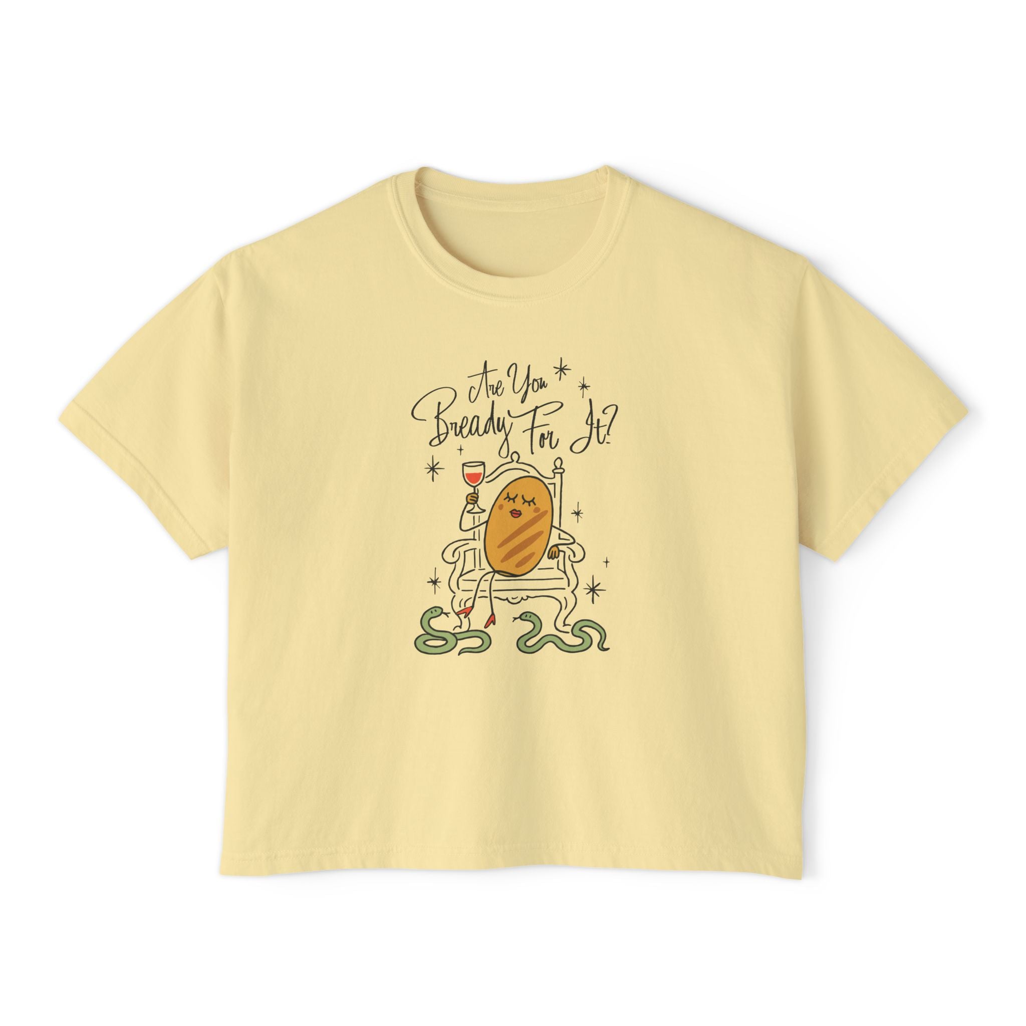 Are You Bready For It Crop Top