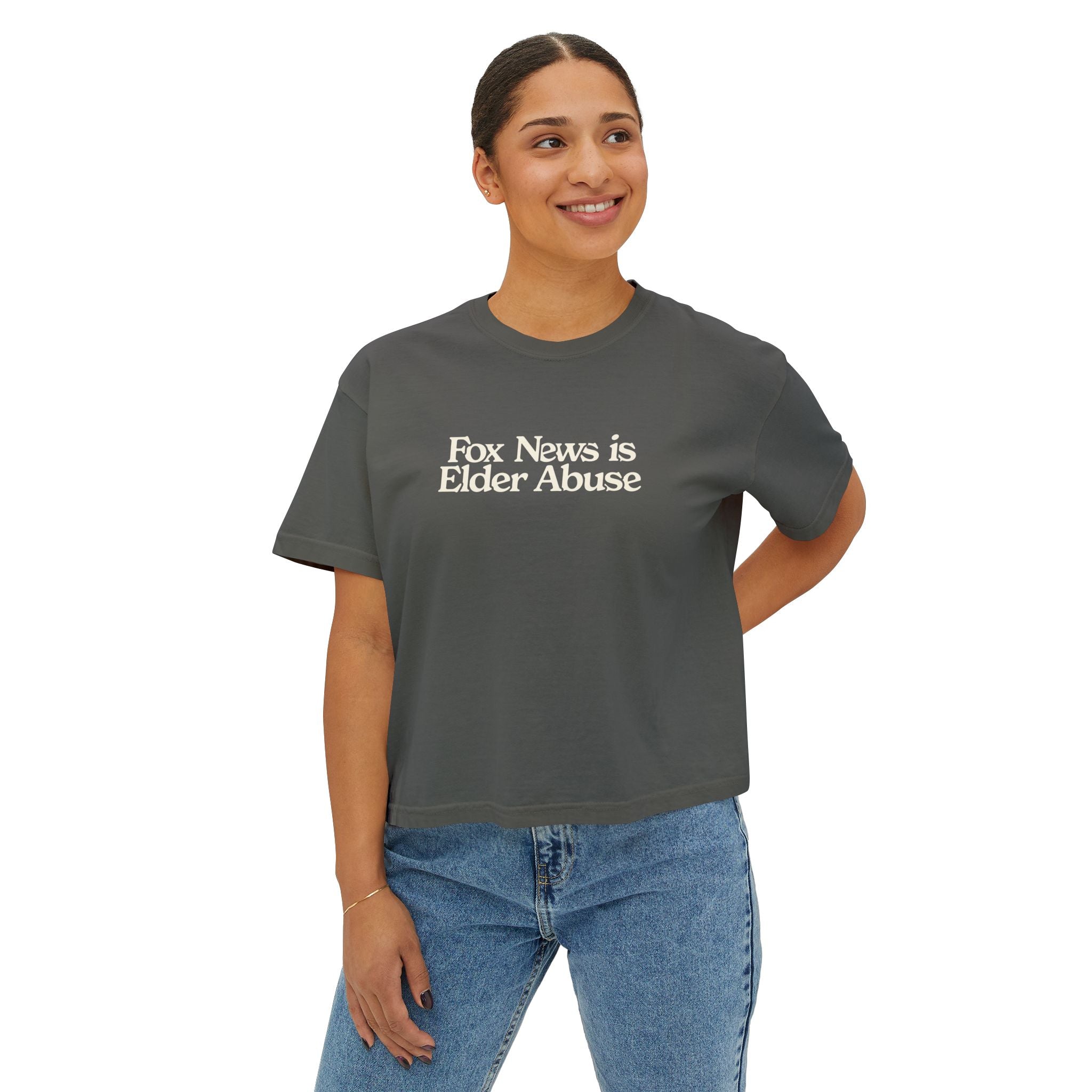 Fox News Comfort Colors Crop Top