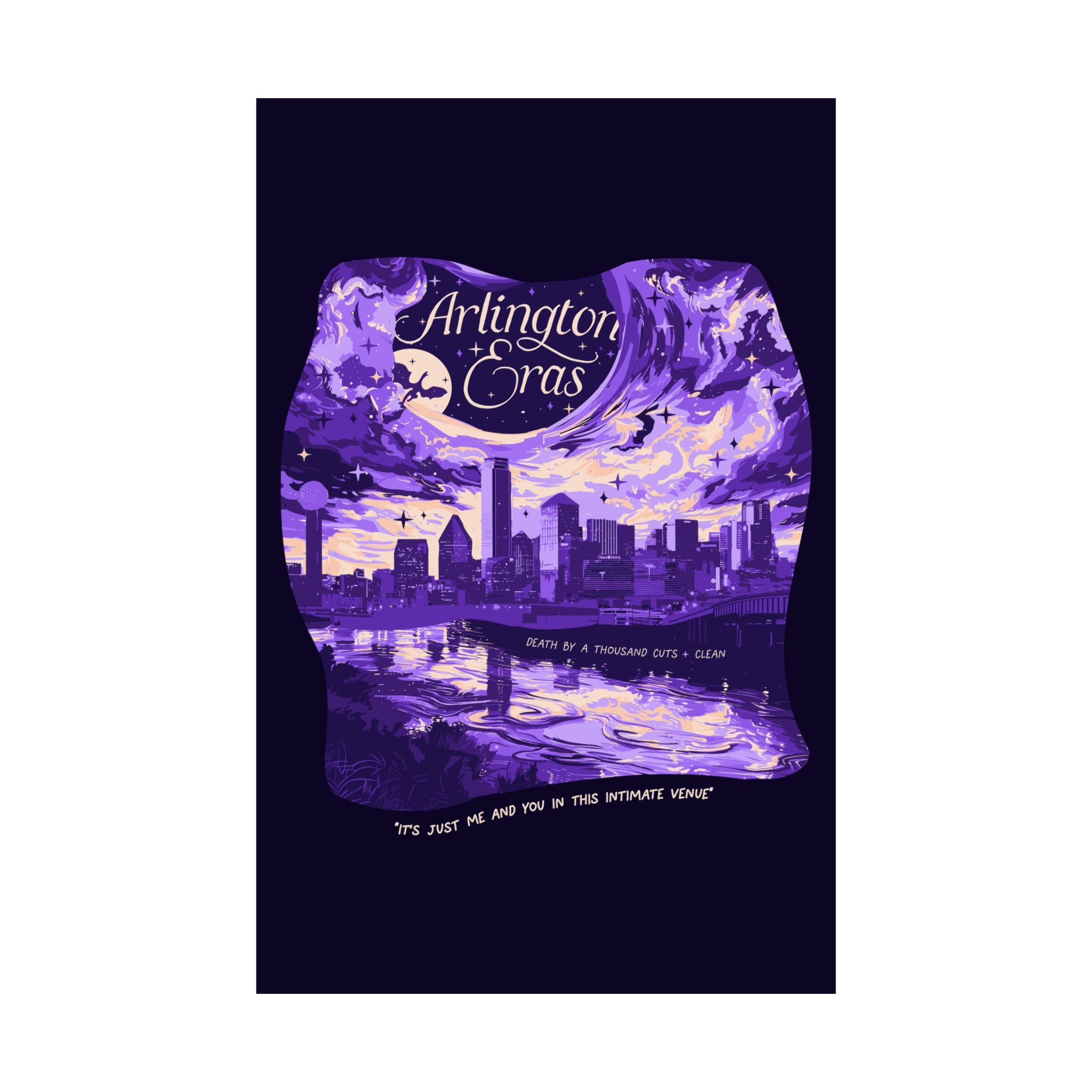 Purple Night Two Arlington Eras Tour Poster