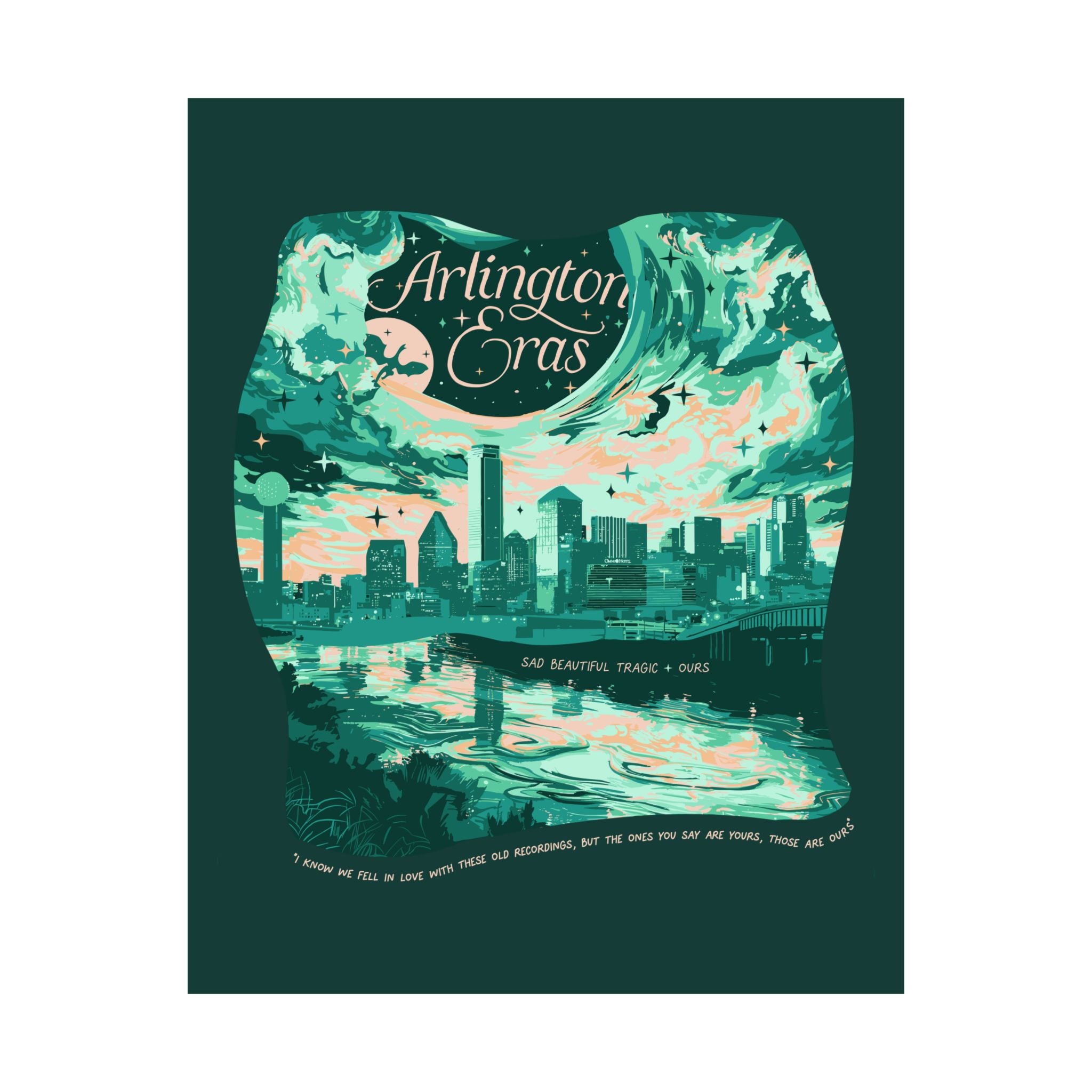 Emerald Night One Arlington Eras Tour Poster