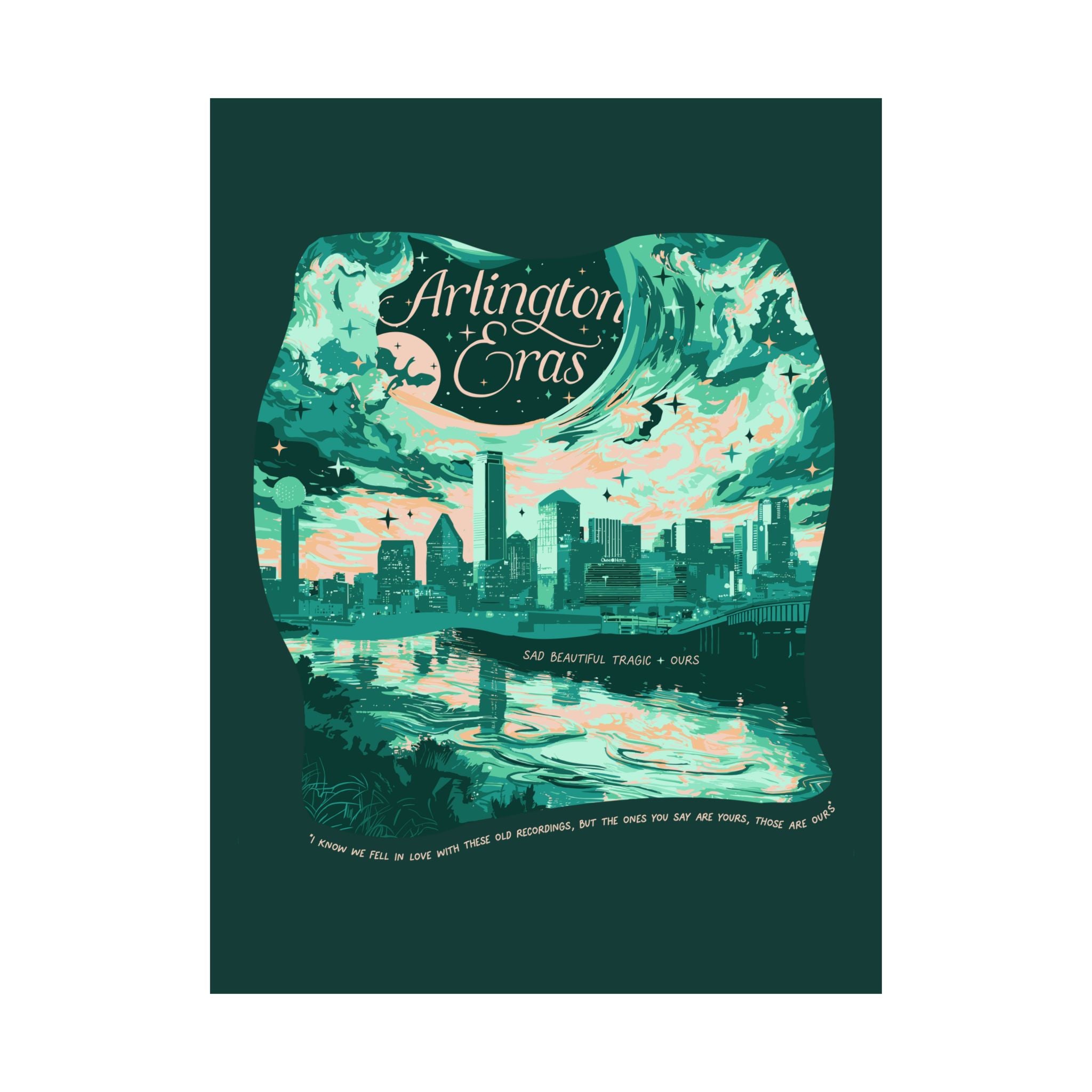 Emerald Night One Arlington Eras Tour Poster