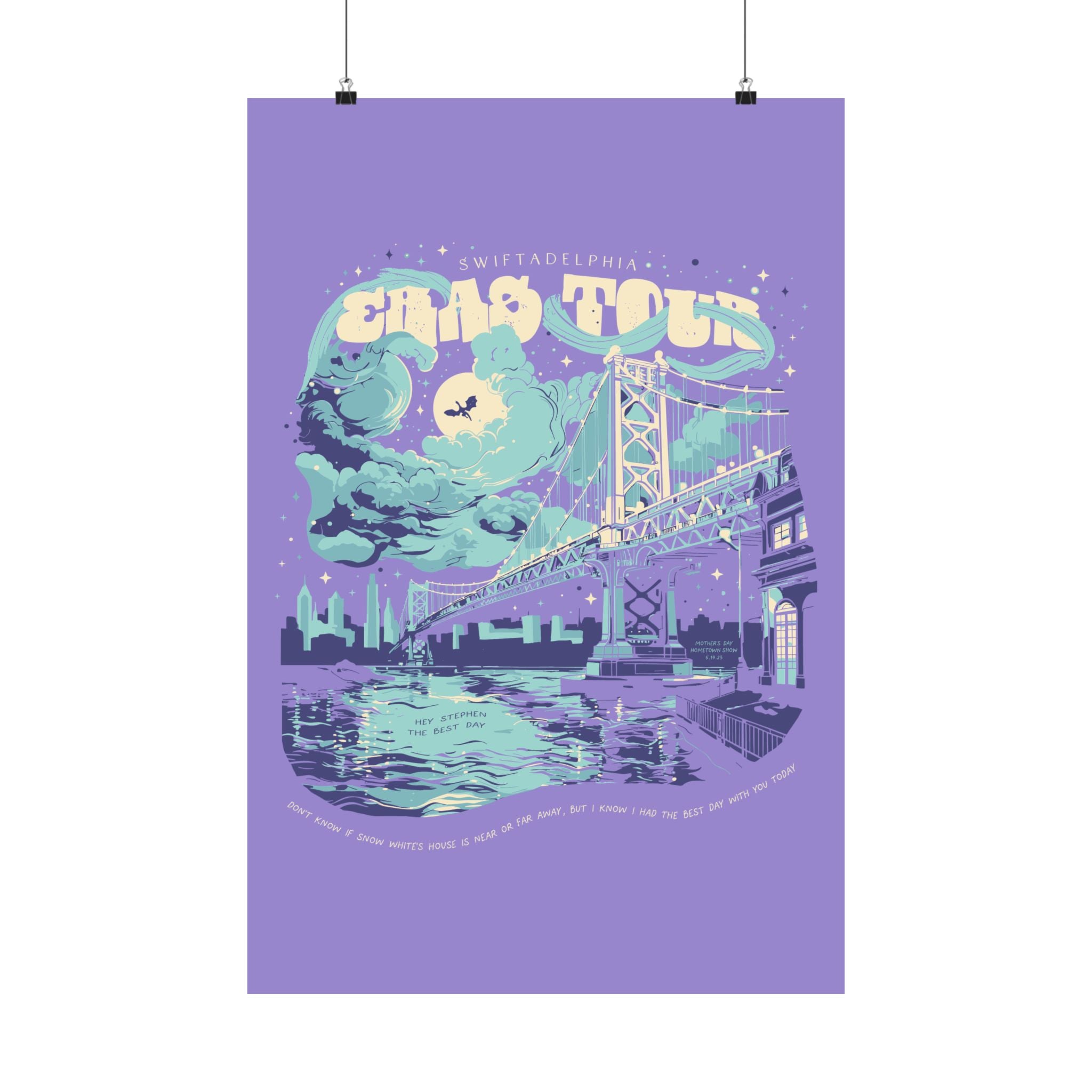 Violet Night Three Swiftadelphia Poster