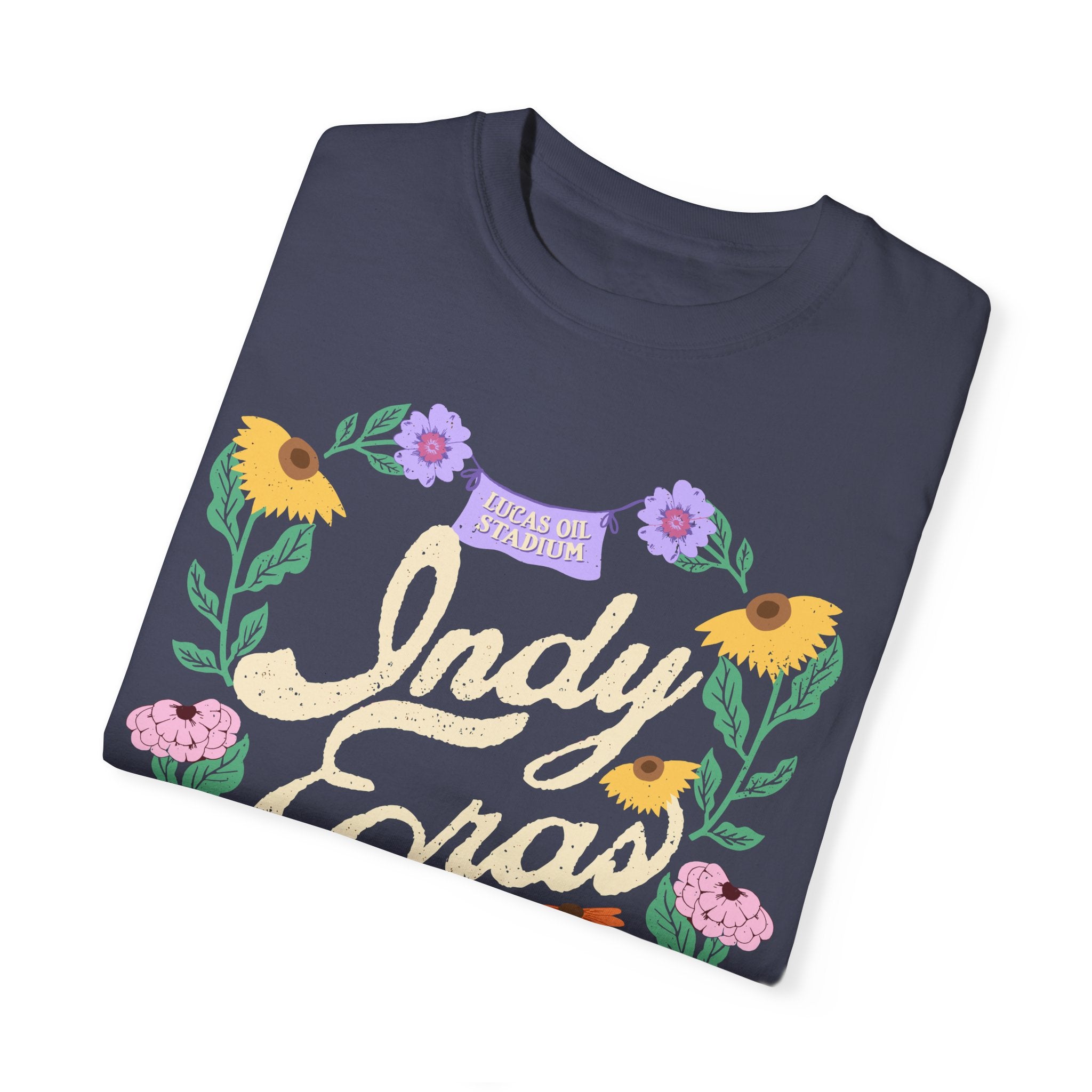 Indy Eras Tour  Floral Piano Comfort Colors Tee