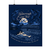 Navy Night Two Foxborough Eras Tour Gillette Stadium Poster