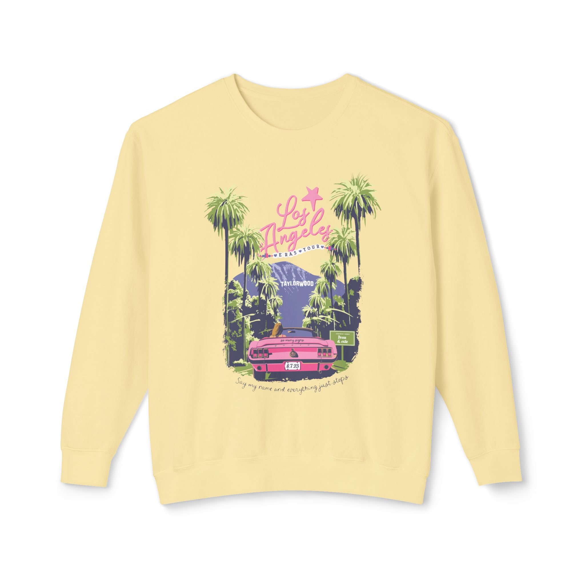 Los Angeles Eras Night Four Taylorwood Lightweight Crewneck