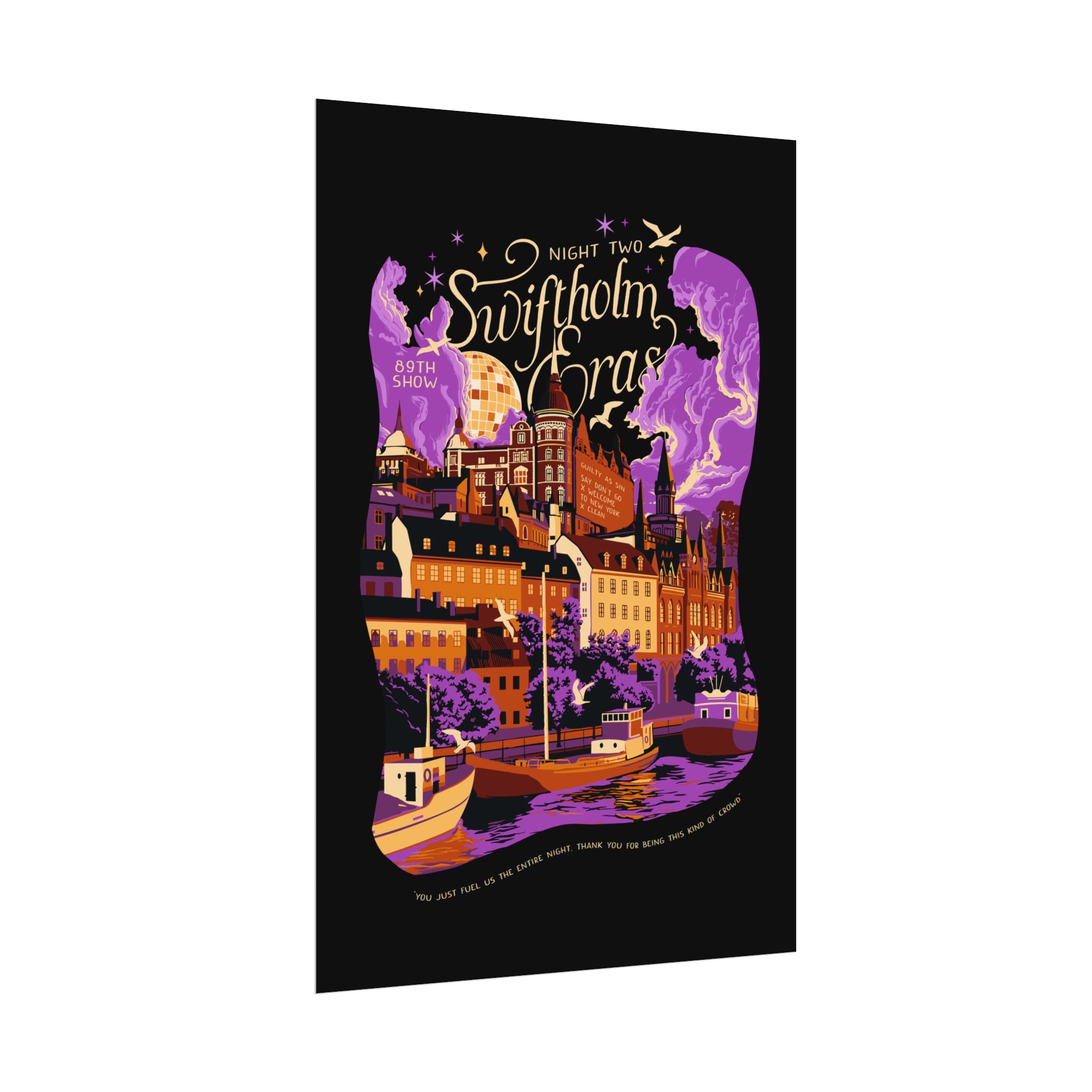 Black Night Two Swiftholm Eras Poster