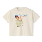 Rosie The Riveter Comfort Colors Crop Top