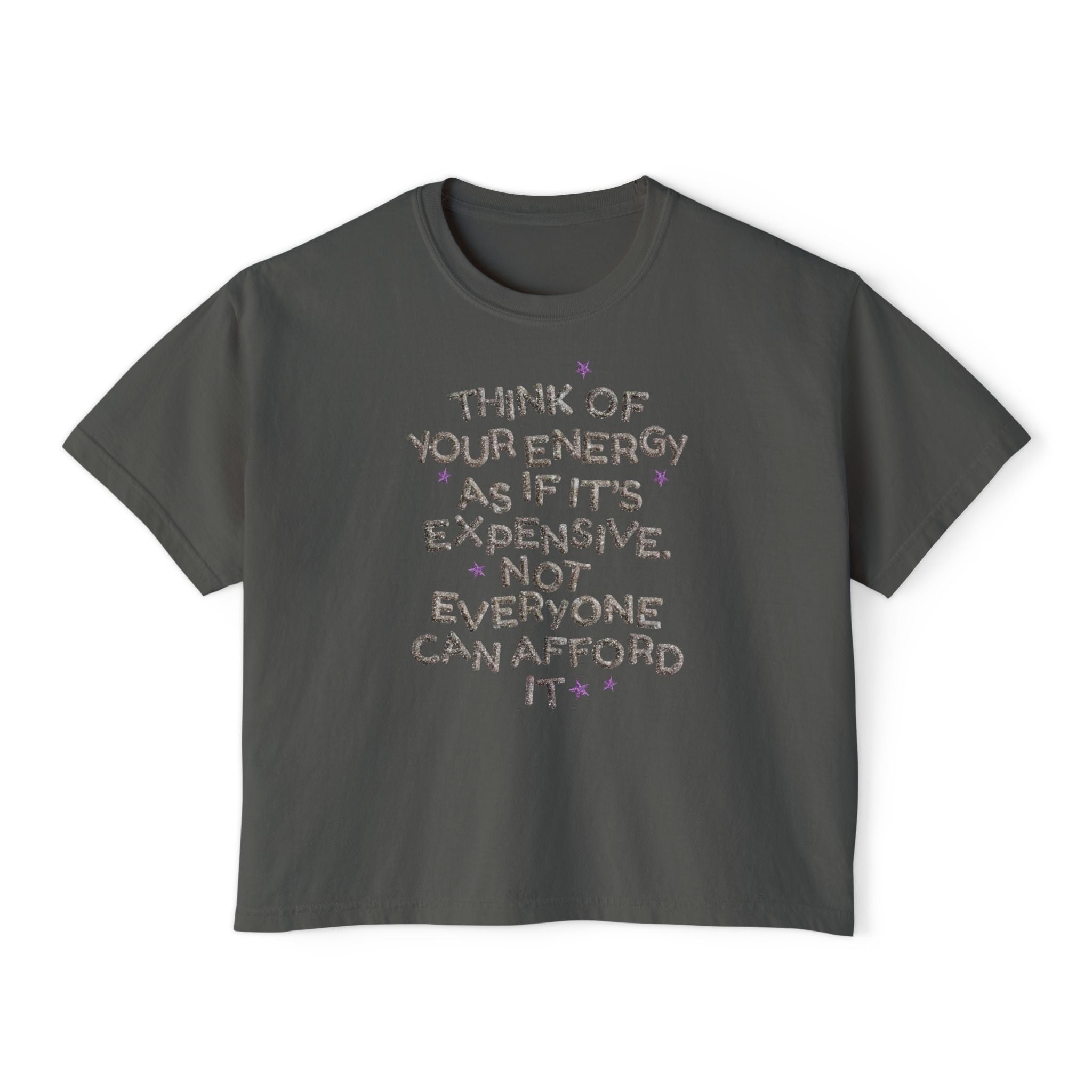 Your Energy is Expensive Crop Top