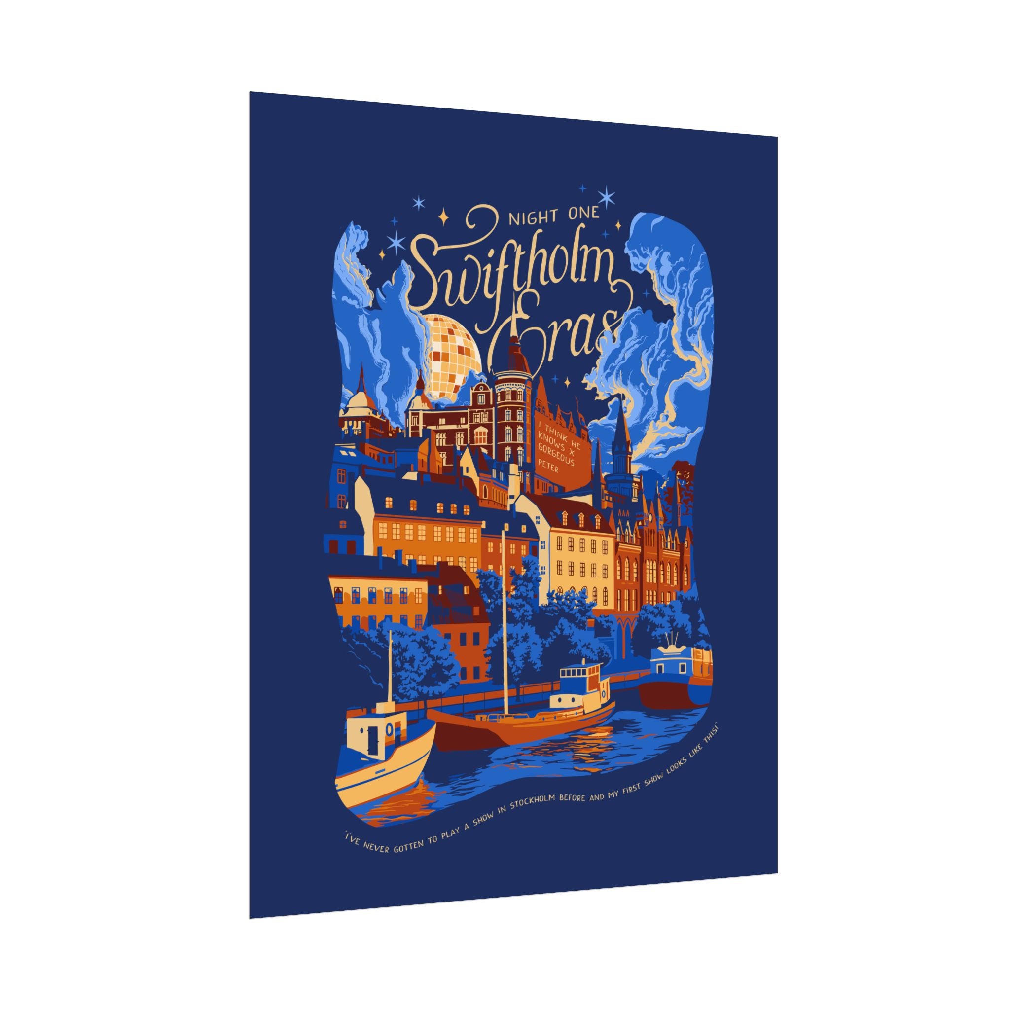 Blue Night One Swiftholm Eras Poster