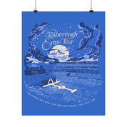 Blue Night Two Foxborough Eras Tour Gillette Stadium Poster