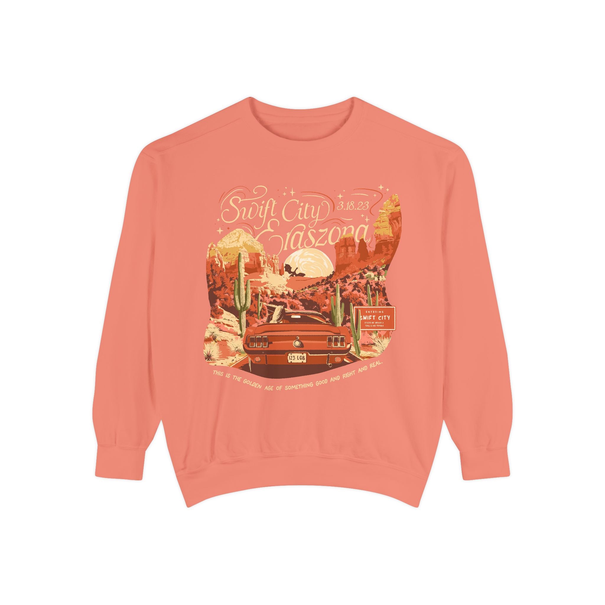 Night Two Sedona Drive Eraszona Tour Crewneck