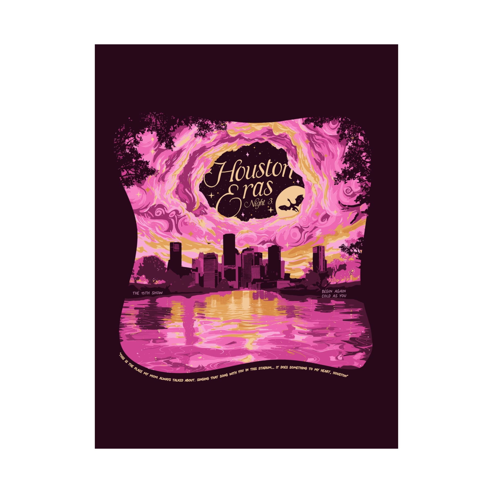 Berry Night Three Houston Eras Poster