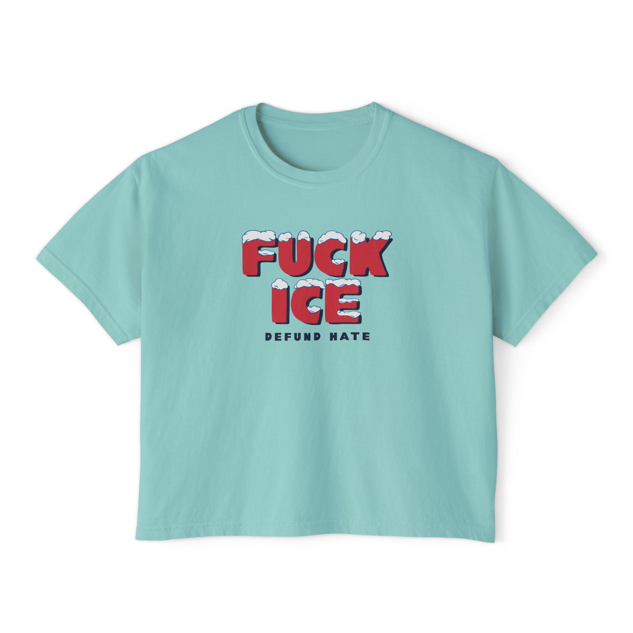 Fuck ICE Crop Top