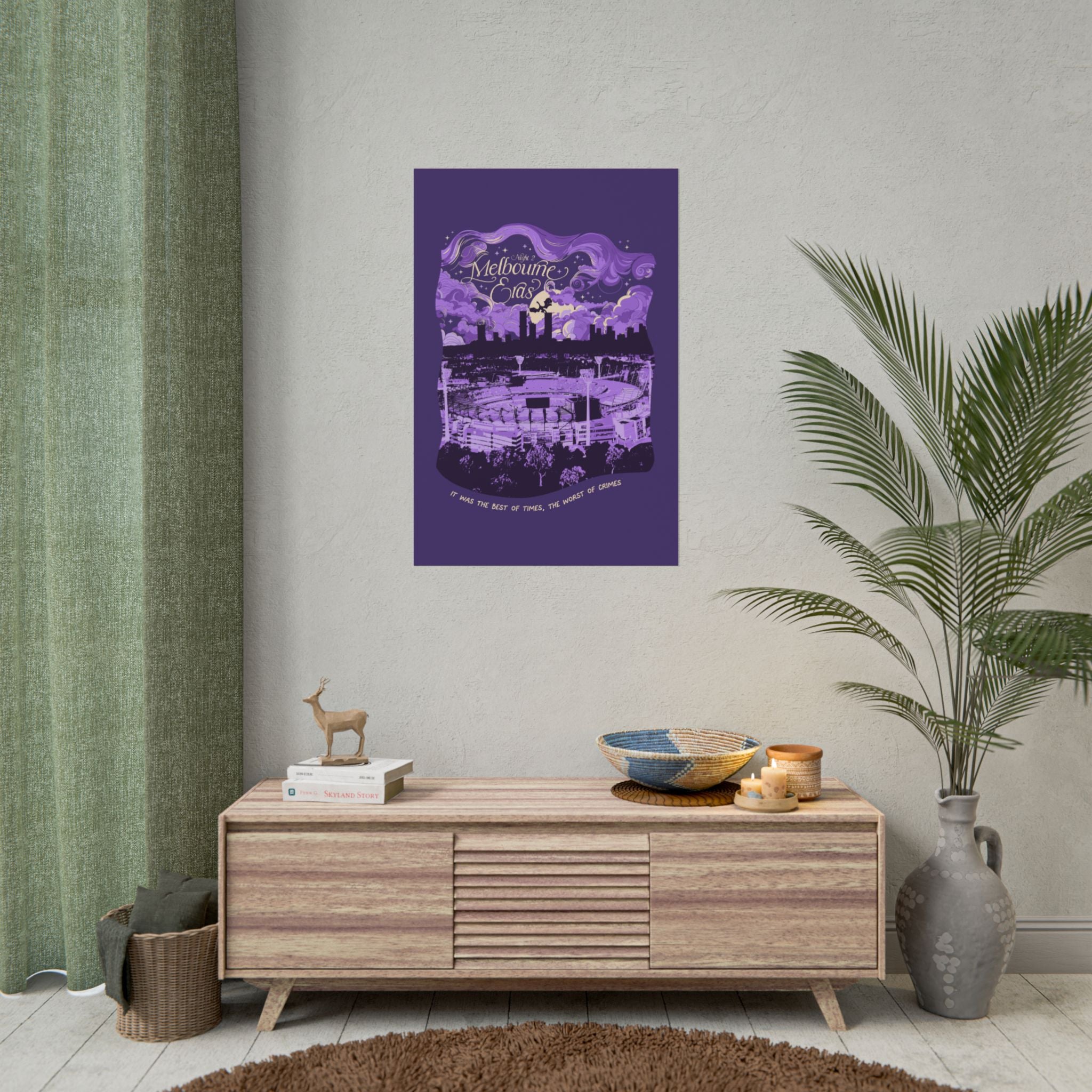 Purple Night Two Melbourne Eras Tour Poster